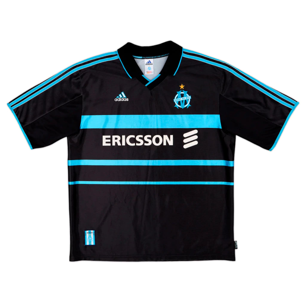 Olympique De Marseille Away Retrô 99/00 Adidas - Preta