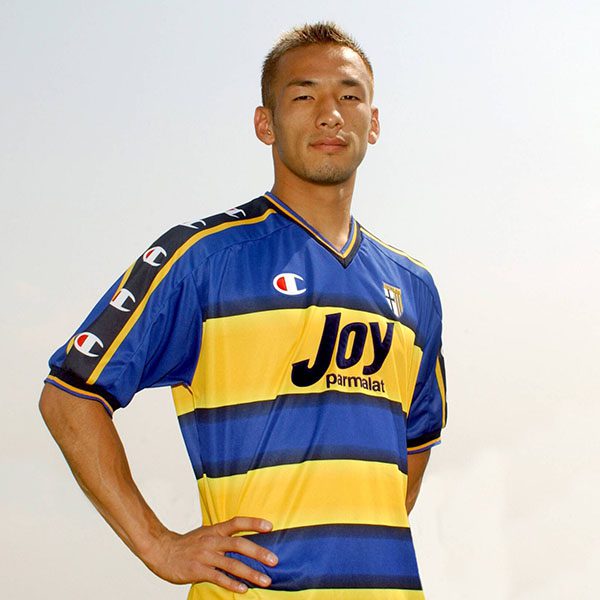 Parma Home Retrô 01/02 Champion - Azul e Amarela