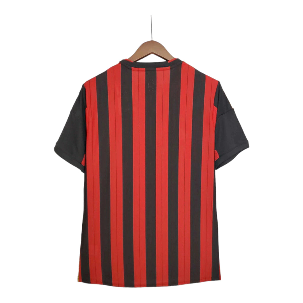 Milan Home Retrô 2013/2014 Adidas - Vermelha e Preta