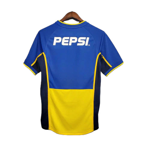 Boca Juniors Retrô Home 2002 Nike - Azul e Amarela