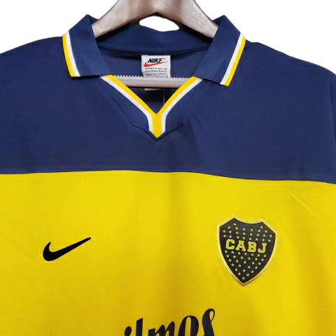 Boca Juniors Home Retrô 1999 Nike - Azul e Amarela