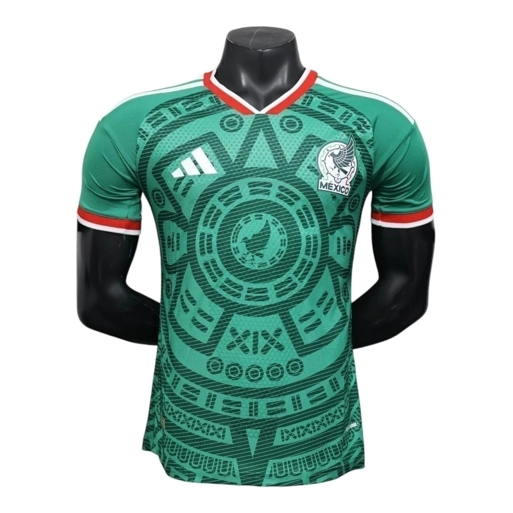 México Home 26/27 Masculino Jogador Adidas  - Verde