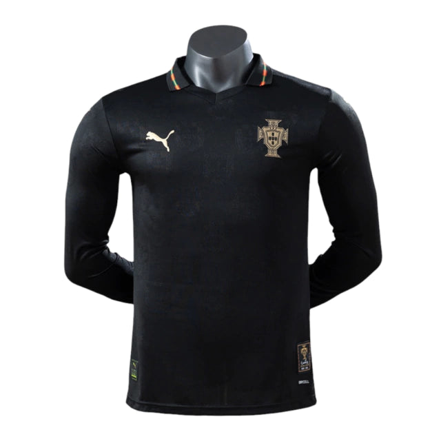 Portugal Third Manga Longa 26/27 Masculina Jogador Puma - Preta