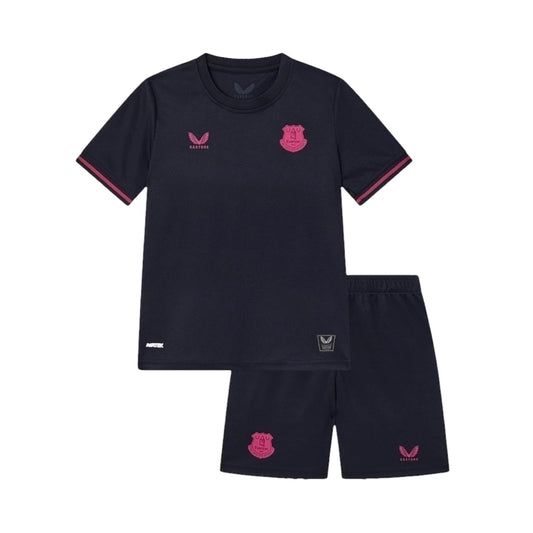 Kit Infantil Everton Third 25/26  - Preto