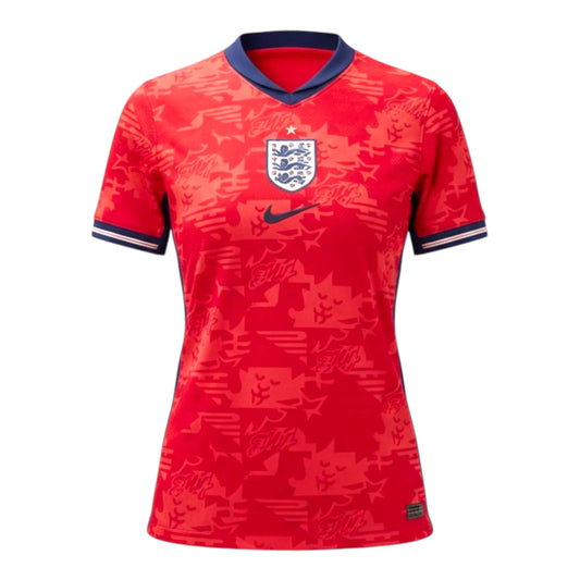 Inglaterra Away 26/27 Torcedor Nike Feminina - Vermelha