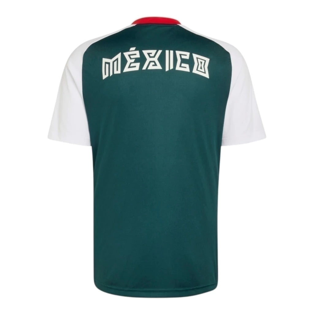 Mexico Pré Jogo 26/27 Masculino Torcedor Adidas - Verde e Branca