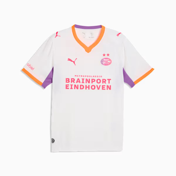 PSV Away 26/27 Torcedor Puma - Branco e Laranja