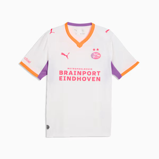 PSV Away 26/27 Torcedor Puma - Branco e Laranja