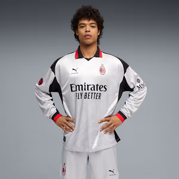 Milan Fourth 25/26 Manga Longa Torcedor Puma - Cinza