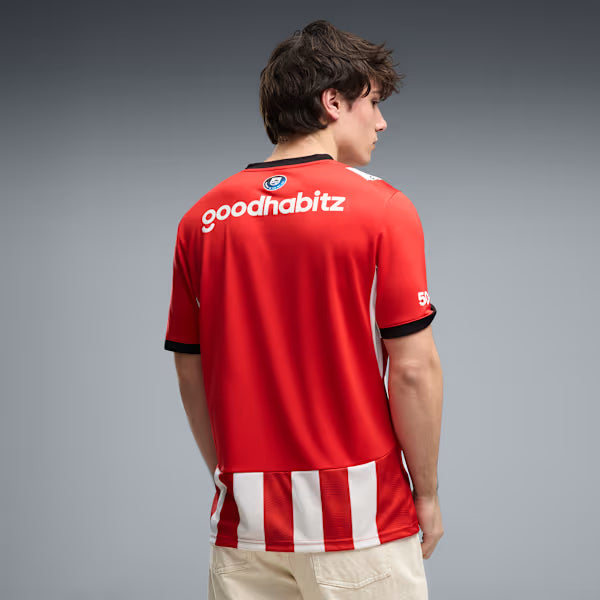 PSV Home 26/27 Torcedor Puma - Vermelho e Branco