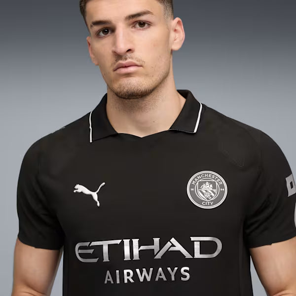 Manchester City Third 25/26 Jogador Puma  - Preta