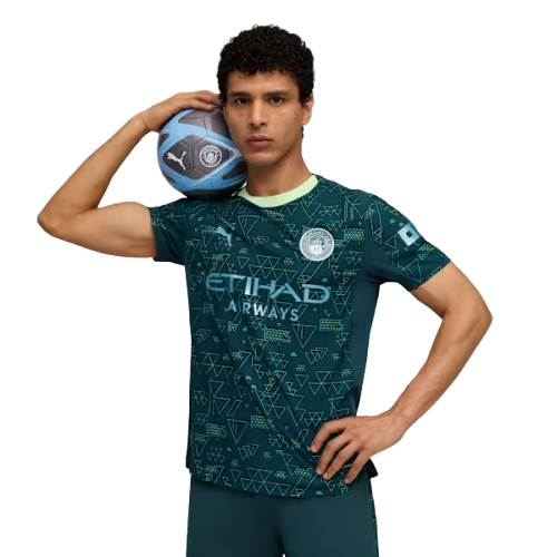 Manchester City Fourth 25/26 Jogador Puma  - Verde