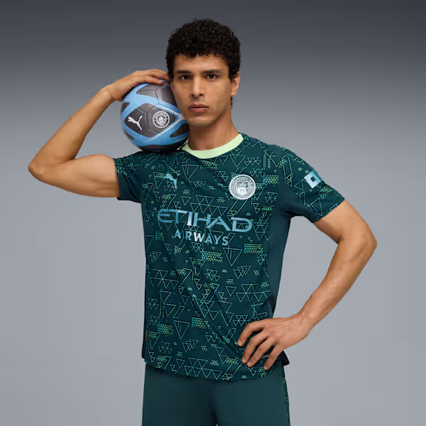 Manchester City Fourth 25/26 Jogador Puma  - Verde