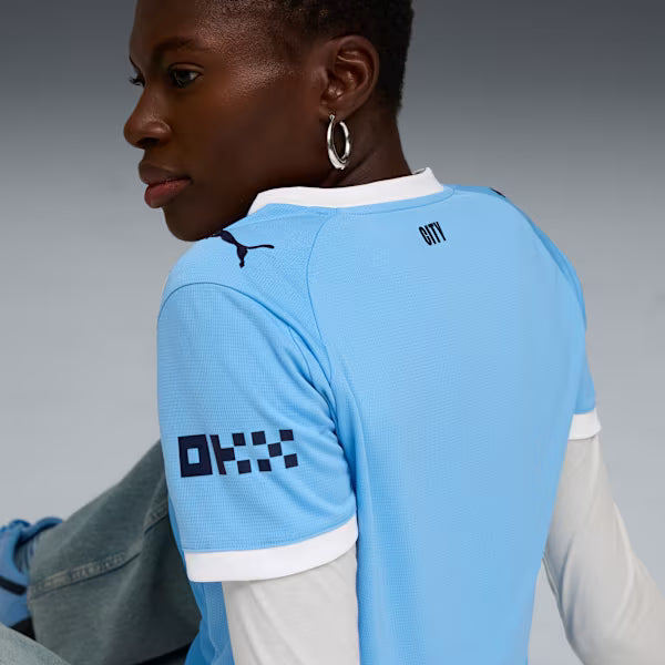 Manchester City Home 25/26 Feminina Puma - Azul