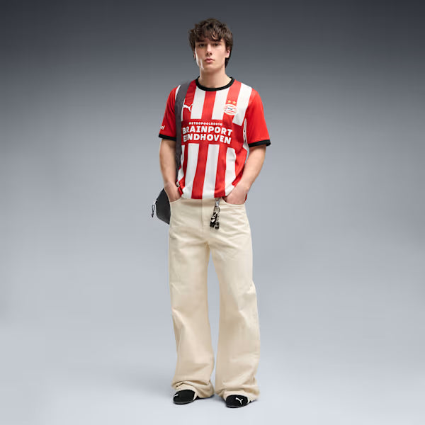 PSV Home 26/27 Torcedor Puma - Vermelho e Branco