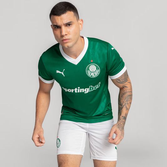 Palmeiras Home 25/26 Masculino Jogador Puma - Verde