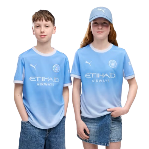Kit Infantil Manchester City Home 26/27 - Azul