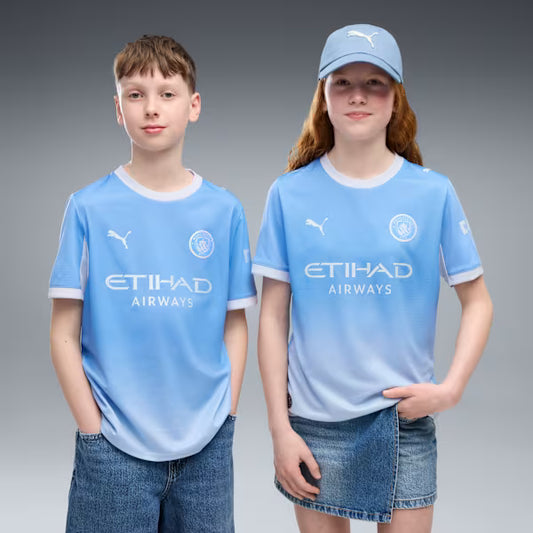 Kit Infantil Manchester City Home 26/27 - Azul