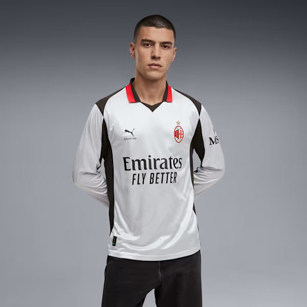 Milan Fourth 25/26 Manga Longa Torcedor Puma - Cinza