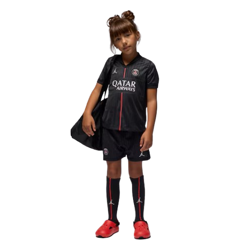 Kit Infantil PSG Fourth 25/26 - Preto