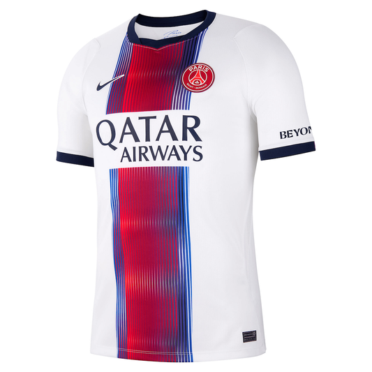 PSG Away 26/27 Torcedor Nike - Branca e Vermelho