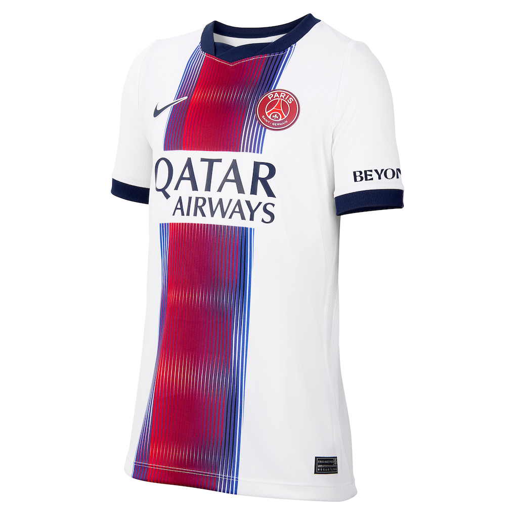 PSG Away 26/27 Feminino Nike - Branca e Vermelho