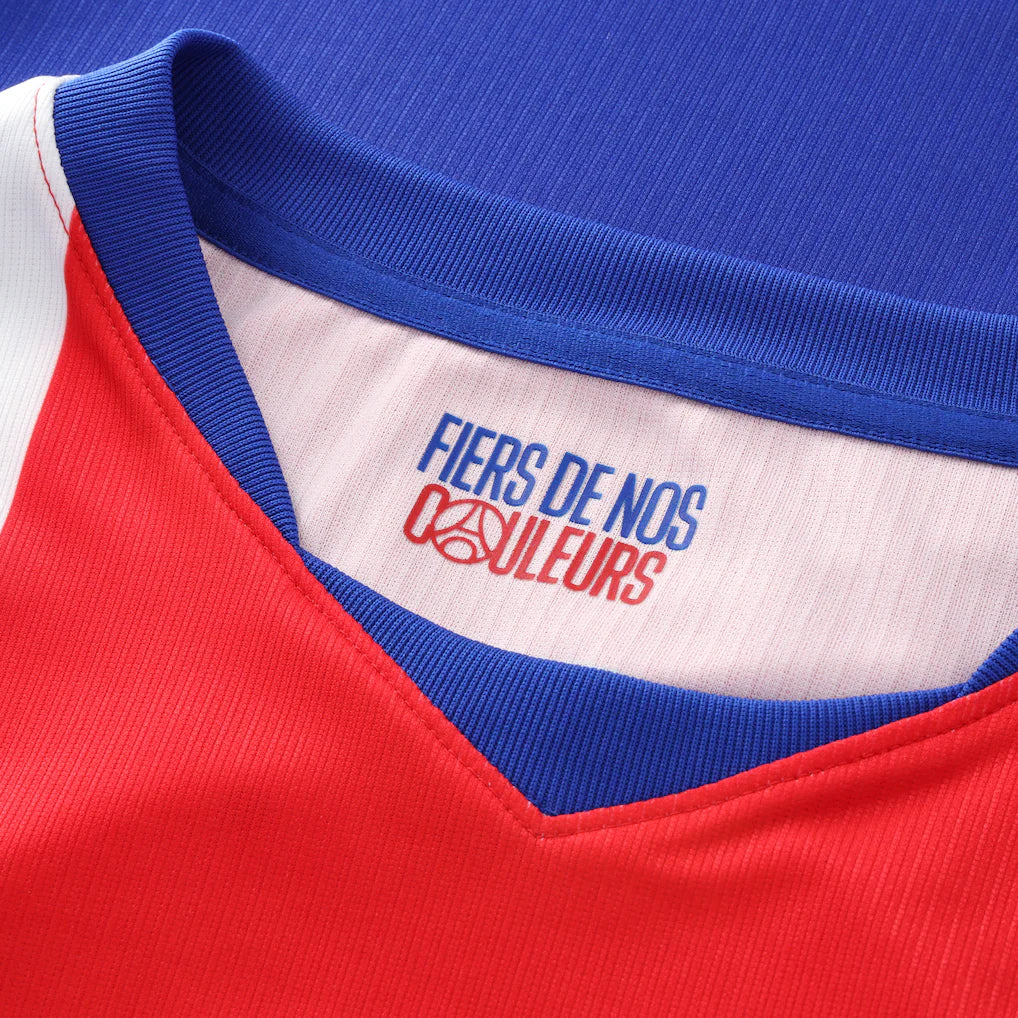 PSG Home 26/27 Manga Longa Torcedor Nike - Azul e Vermelho