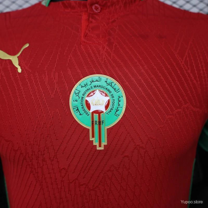 Marrocos Home 26/27 Jogador Puma - Vermelho