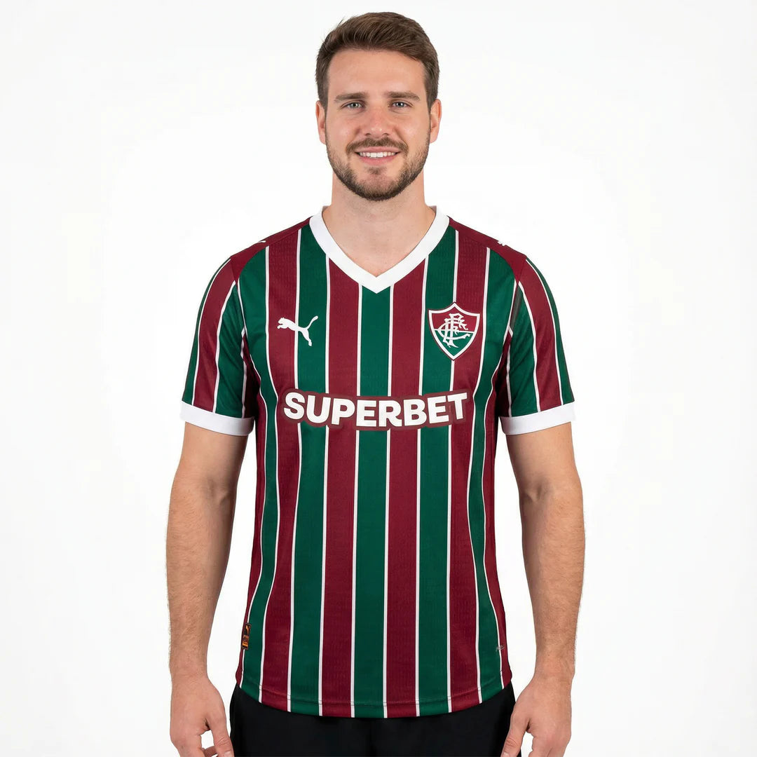 Fluminense Home 26/27 Jogador Puma Masculino - Tricolor