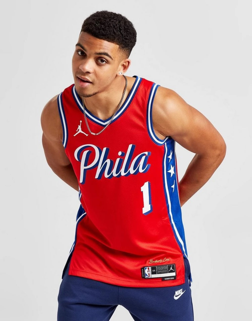 Regata Philadelphia 76ers Masculina - Vermelho