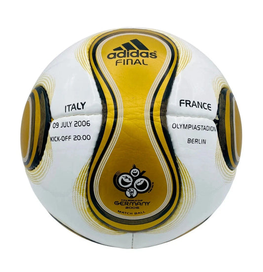 Bola Teamgeist Berlim Final da Copa Do Mundo 2006  Adidas - Branca e Dourada