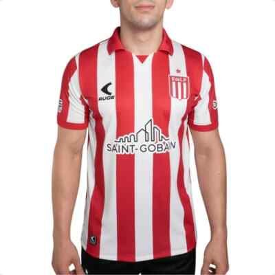 Estudiantes Home 25/26 Torcedor Ruge - Vermelho e Branco