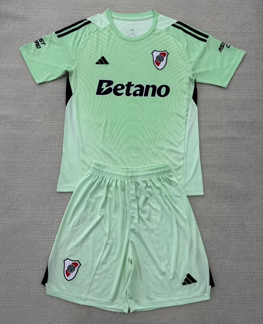 Kit Infantil River Plate Goleiro 25/26 Adidas - Verde