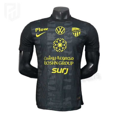 Al Ittihad Third 25/26 Jogador Nike - Preto