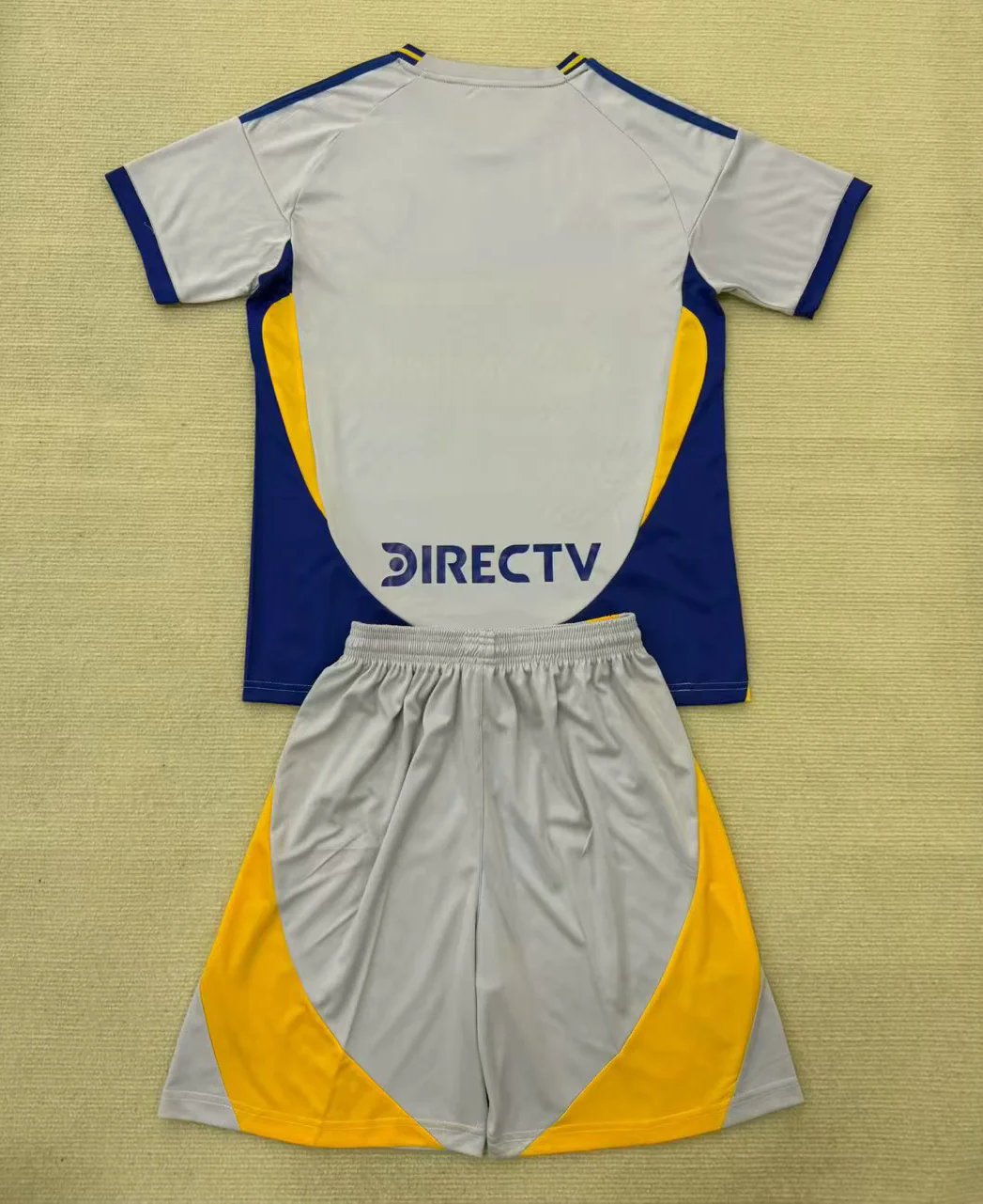 Kit Infantil Boca JRS Treino 25/26 - Cinza