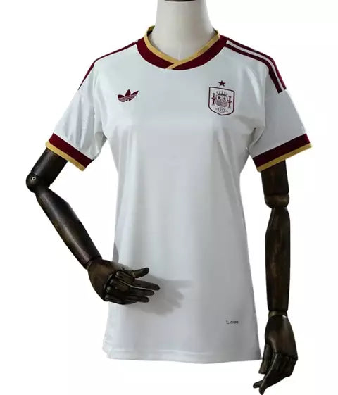 Espanha Away 26/27 Feminino Adidas - Branco