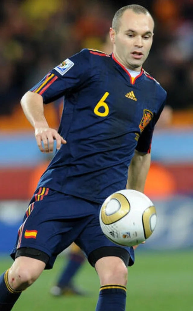Espanha Retrô Away 2010 Adidas Torcedor Masculina - Azul