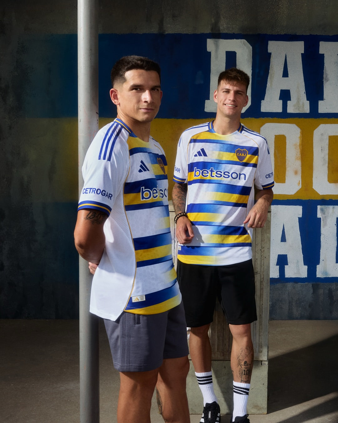 Boca Jrs Third 26/27 Jogador Masculino Adidas - Branco, Azul e Amarelo