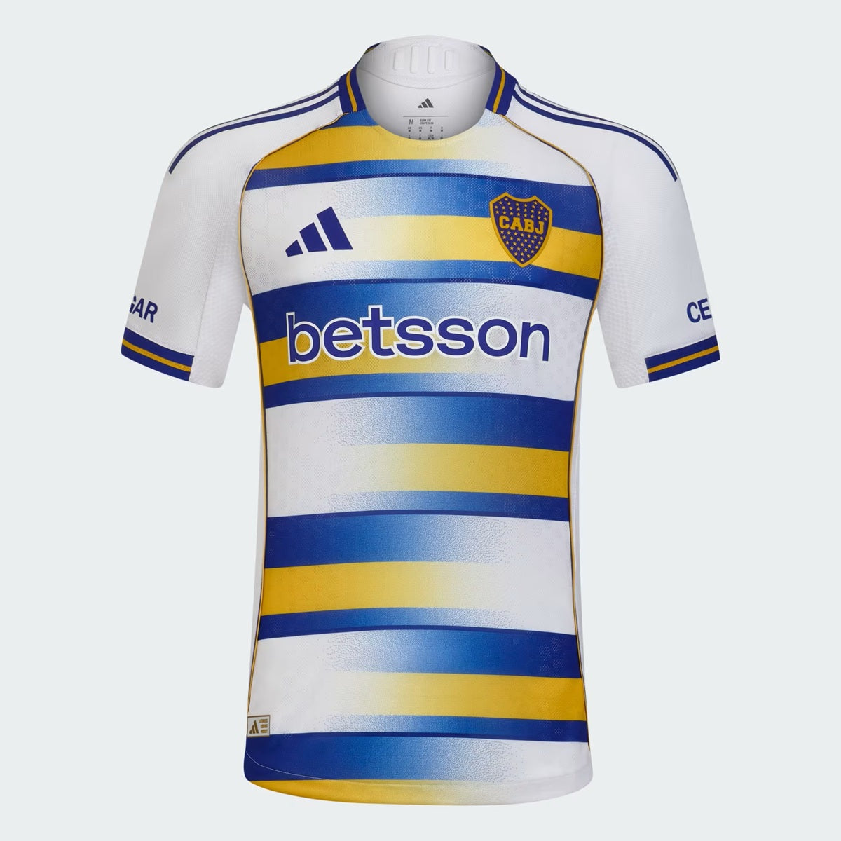 Boca Jrs Third 26/27 Jogador Masculino Adidas - Branco, Azul e Amarelo