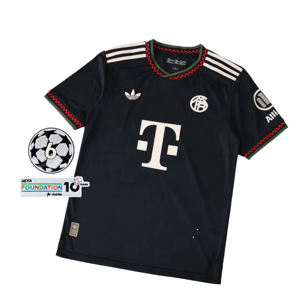 Bayern de Munique Third 25/26 Jogador Adidas - Preto