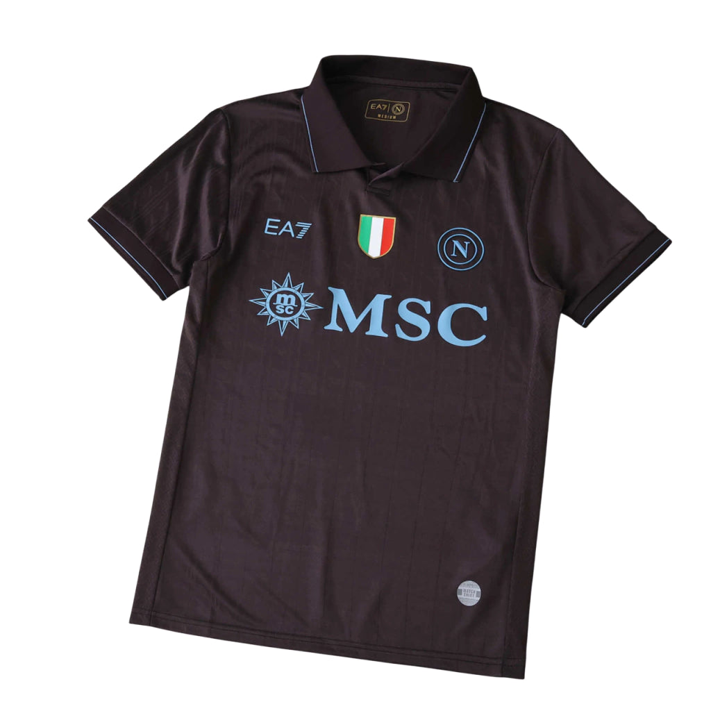 Napoli Third 25/26 Jogador EA7 - Cinza