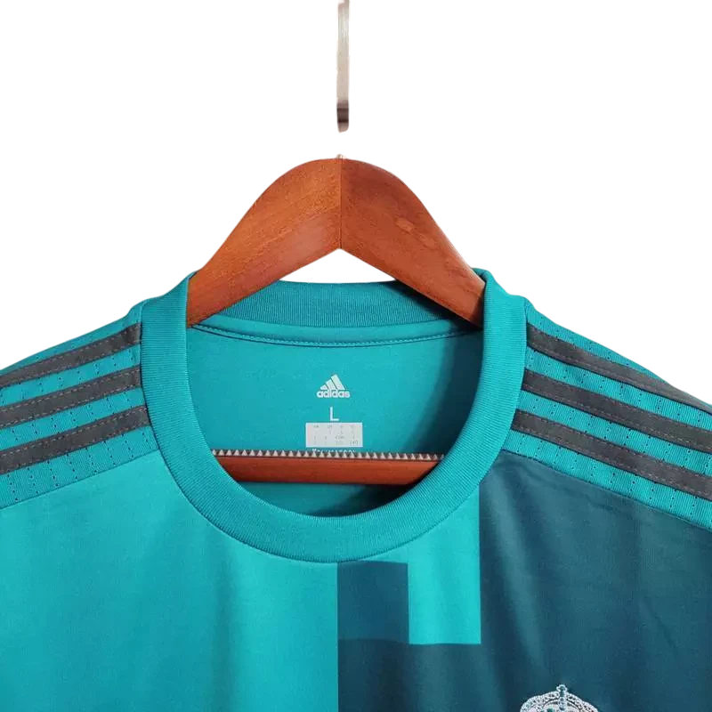 Real Madrid Away Retrô 17/18 Adidas - Verde
