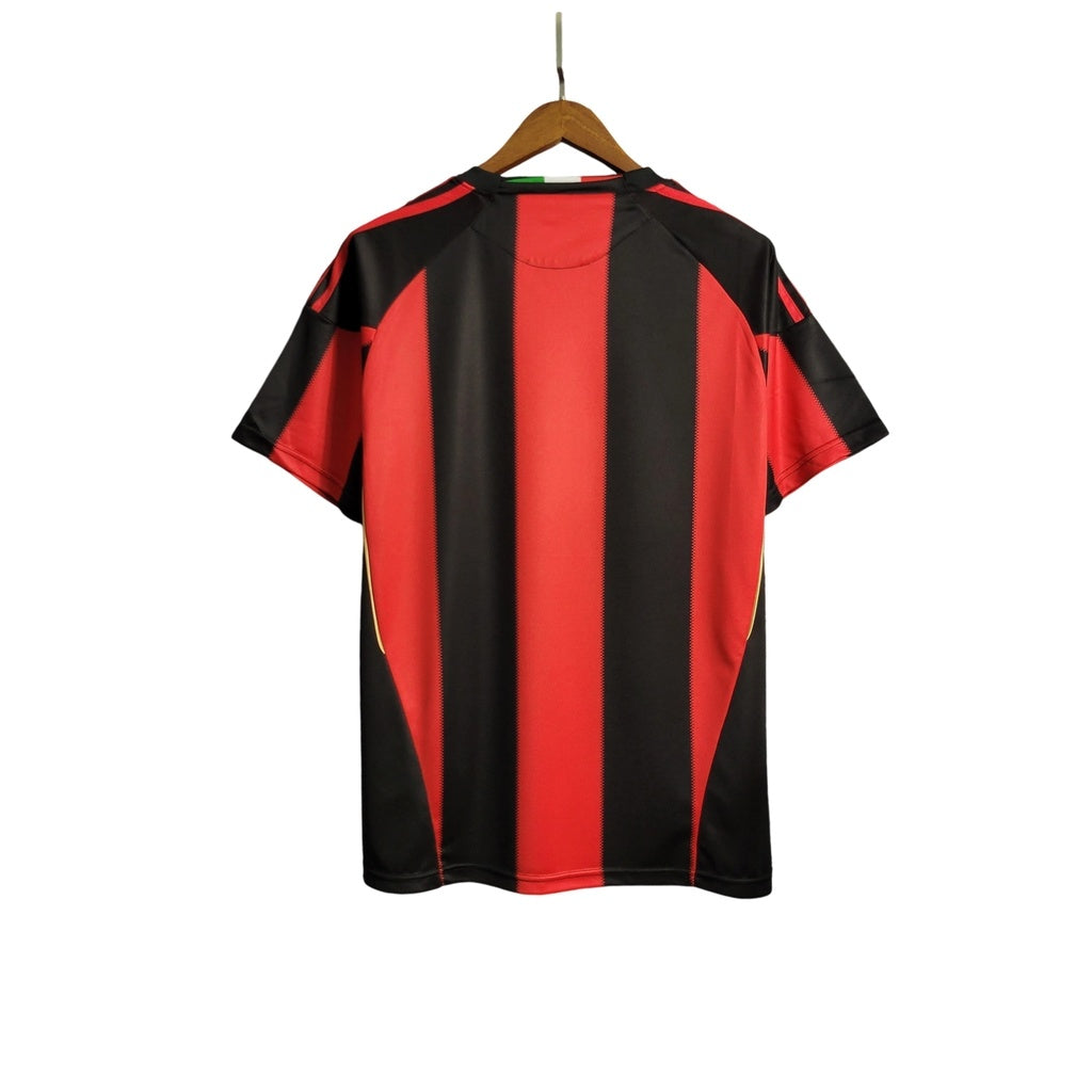 Milan Home Retrô 2010/2011 Adidas - Vermelha e Preta