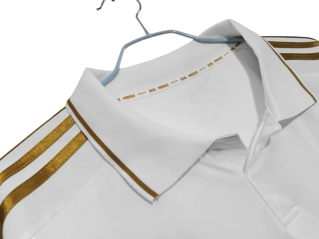 Real Madrid Home Retrô 11/12 Manga Longa Adidas - Branco