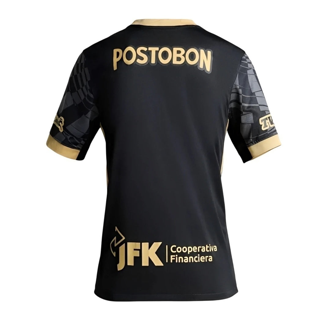 Atletico Nacional Away 25/26 Torcedor Nike - Preto e Dourado