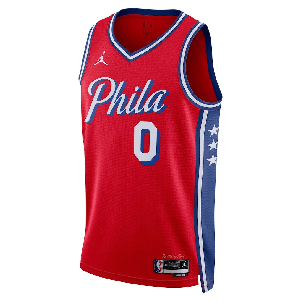 Regata Philadelphia 76ers Masculina - Vermelho