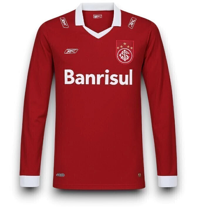 Internacional Home 2006 Retrô Manga Longa - Vermelho