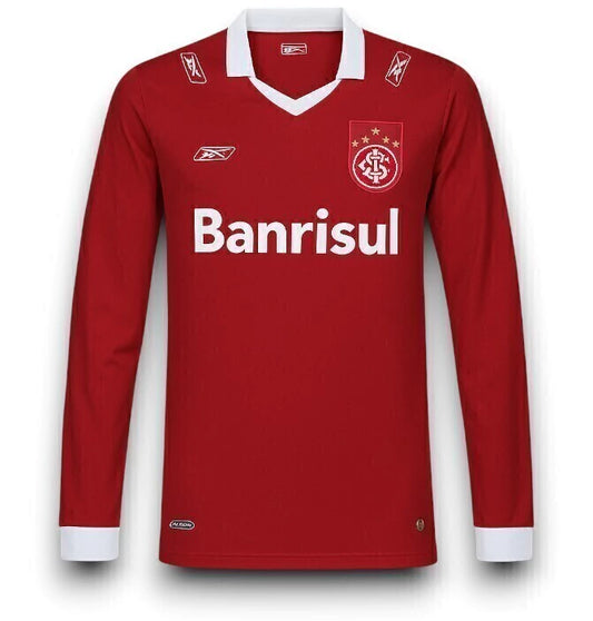 Internacional Home 2006 Retrô Manga Longa - Vermelho