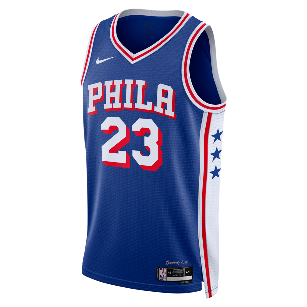Regata Philadelphia 76ers Masculina - Azul